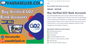 Buy Verified GO2 Bank Accounts